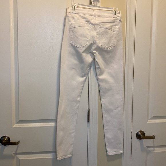 Express, White Denim Jeans, Size 4R - Picture 2 of 3